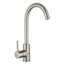 Euro Round Brushed Nickel Kitchen Sink Mixer Tap 360° Swivel - NZHomeware