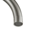 Euro Round Brushed Nickel Kitchen Sink Mixer Tap 360° Swivel - NZHomeware