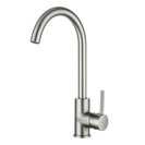 Euro Round Brushed Nickel Kitchen Sink Mixer Tap 360° Swivel - NZHomeware