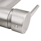 Euro Round Brushed Nickel Pull Out/Down Kitchen/Laundry Sink Mixer Taps Swivel Kitchen Tapware - NZHomeware