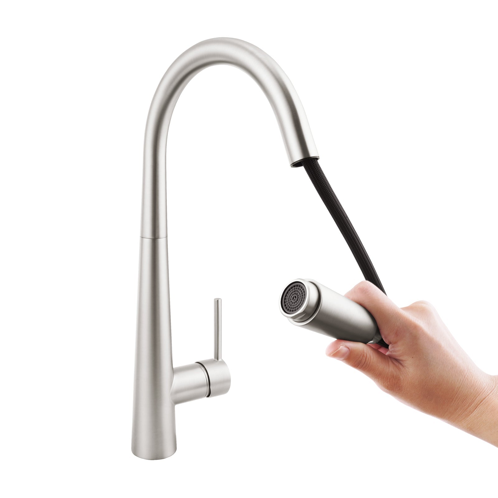Watermark WELS Pull Out Kitchen Faucet Mixer Spray head Brass Brushed ...