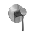 Euro Round Brushed Nickel Shower/Bath Wall Mixer Solid Brass - NZHomeware