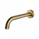 Euro Round Brushed Yellow Gold Bathtub Spout Basin Spout Wall Spout Water Spout - NZHomeware