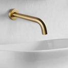 Euro Round Brushed Yellow Gold Bathtub Spout Basin Spout Wall Spout Water Spout - NZHomeware