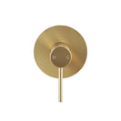 Euro Round Brushed Yellow Gold Bathtub/Basin Mixer Wall Mounted - NZHomeware