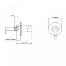 Euro Round Brushed Yellow Gold Bathtub/Basin Mixer Wall Mounted - NZHomeware