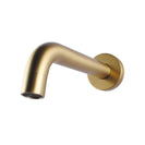 Euro Round Brushed Yellow Gold Bathtub/Basin Mixer Wall Mounted - NZHomeware