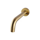 Euro Round Brushed Yellow Gold Bathtub/Basin Mixer Wall Mounted - NZHomeware