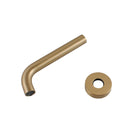 Euro Round Brushed Yellow Gold Bathtub/Basin Mixer Wall Mounted - NZHomeware