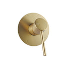 Euro Round Brushed Yellow Gold Bathtub/Basin Mixer Wall Mounted - NZHomeware