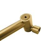 Euro Round Brushed Yellow Gold Bathtub/Basin Swivel Wall Spouts Tapware Bathtub Faucet - NZHomeware
