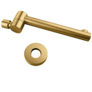 Euro Round Brushed Yellow Gold Bathtub/Basin Swivel Wall Spouts Tapware Bathtub Faucet - NZHomeware