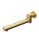 Euro Round Brushed Yellow Gold Bathtub/Basin Swivel Wall Spouts Tapware Bathtub Faucet - NZHomeware