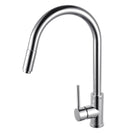 Euro Round Chrome 360° Swivel Pull Out Kitchen Sink Mixer Tap DR Brass - NZHomeware