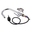 Euro Round Chrome 360° Swivel Pull Out Kitchen Sink Mixer Tap DR Brass - NZHomeware