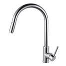 Euro Round Chrome 360° Swivel Pull Out Kitchen Sink Mixer Tap DR Brass - NZHomeware
