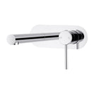 Euro Round Chrome Bathtub/Basin Wall Mixer With Spout Color Up Extend - NZHomeware