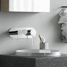 Euro Round Chrome Bathtub/Basin Wall Mixer With Spout Color Up Extend - NZHomeware