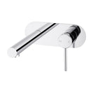 Euro Round Chrome Bathtub/Basin Wall Mixer With Spout Color Up Extend - NZHomeware