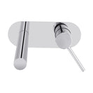 Euro Round Chrome Bathtub/Basin Wall Mixer With Spout Color Up Extend - NZHomeware