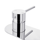 Euro Round Chrome Bathtub/Basin Wall Mixer With Spout Color Up Extend - NZHomeware