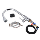 Euro Round Chrome Pull Out/Down Shower Kitchen/Laundry Sink Mixer Taps Swivel Kitchen Tapware - NZHomeware