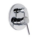 Euro Round Chrome Shower/Bath Mixers Diverter - NZHomeware