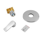 Euro Round Chrome Shower/Bath Wall Mixer - NZHomeware