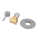 Euro Round Chrome Shower/Bath Wall Pin Mixers - NZHomeware