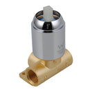 Euro Round Chrome Shower/Bath Wall Pin Mixers - NZHomeware