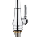 Euro Round Chrome Vintage Pull Out/Down Kitchen/Laundry Sink Mixer Taps Antique Taps Swivel Kitchen Tapware - NZHomeware