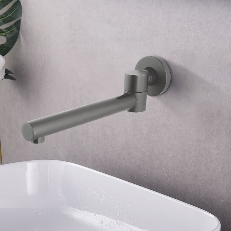 Euro Round Gunmetal Grey Bathtub/Basin Swivel Wall Spouts Tapware Bath ...
