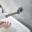 Euro Round Gunmetal Grey Bathtub/Basin Swivel Wall Spouts Tapware Bathtub Faucet - NZHomeware