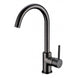 Euro Round Gunmetal Grey Kitchen Sink Mixer Tap 360° Swivel - NZHomeware