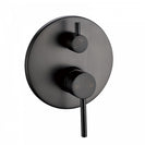 Euro Round Gunmetal Grey Shower/Bath Mixer with Diverter Wall Mounted - NZHomeware