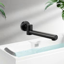 Euro Round Nero Black Bathtub/Basin Swivel Wall Spouts Tapware Bathtub Faucet - NZHomeware