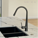 Euro Round Nero Black Pull Out/Down Kitchen/Laundry Sink Mixer Taps Swivel Kitchen Tapware - NZHomeware