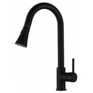 Euro Round Nero Black Pull Out/Down Kitchen/Laundry Sink Mixer Taps Swivel Kitchen Tapware - NZHomeware