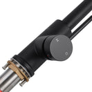 Euro Round Nero Black Pull Out/Down Kitchen/Laundry Sink Mixer Taps Swivel Kitchen Tapware - NZHomeware