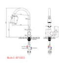 Euro Round Nero Black Pull Out/Down Kitchen/Laundry Sink Mixer Taps Swivel Kitchen Tapware - NZHomeware