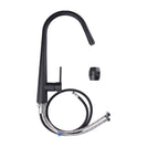 Euro Round Nero Black Pull Out/Down Kitchen/Laundry Sink Mixer Taps Swivel Kitchen Tapware - NZHomeware