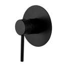Euro Round Nero Black Shower/Bath Wall Pin Mixers - NZHomeware