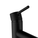 Euro Round Nero Black Tall Basin Mixer Tap Black Taps Tall Tapware - NZHomeware