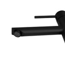 Euro Round Nero Black Tall Basin Mixer Tap Black Taps Tall Tapware - NZHomeware