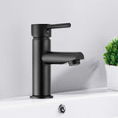 Euro Round Nero Matt Black Bathroom Basin Mixer Tap Black Tap - NZHomeware