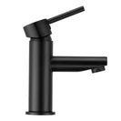 Euro Round Nero Matt Black Bathroom Basin Mixer Tap Black Tap - NZHomeware