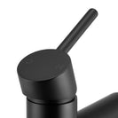 Euro Round Nero Matt Black Bathroom Basin Mixer Tap Black Tap - NZHomeware