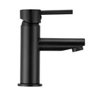 Euro Round Nero Matt Black Bathroom Basin Mixer Tap Black Tap - NZHomeware