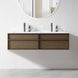 Essenza 1500mm Wall Hung Vanity – Walnut Finish - NZHomeware