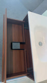 Essenza 900mm Wall Hung Vanity – Walnut Finish - NZHomeware